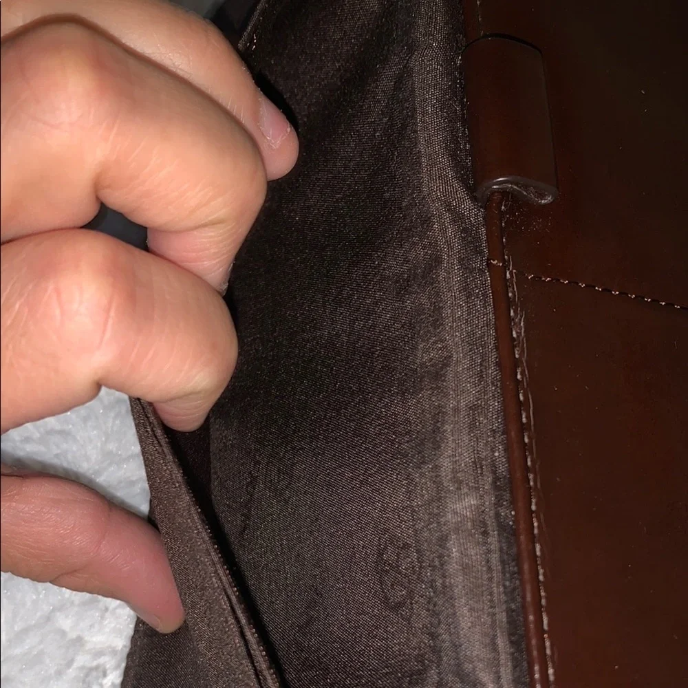 Giani Bernini Brown and Black Logo Wallet